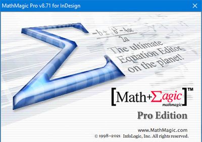 MathMagic Pro Edition for Adobe InDesign 8.7.1.47 + Crack Application Full Version